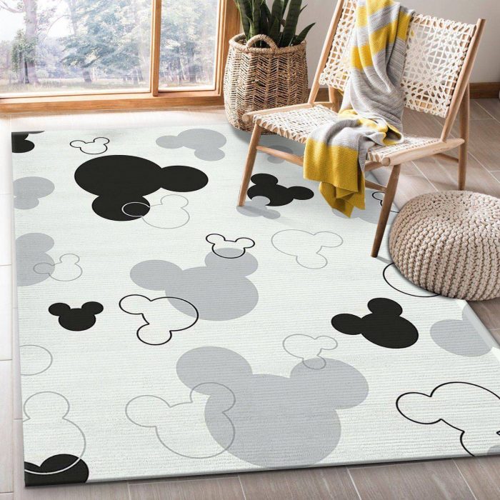 Best Mickey Ears Disney Area Rug Living Room And Bedroom Rug Family