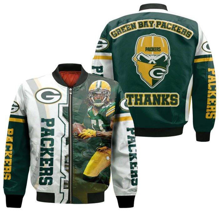 Billy Turner Green Bay Packers Thanks NFL 2020 Super Bowl Championship Best Team Bomber Jacket