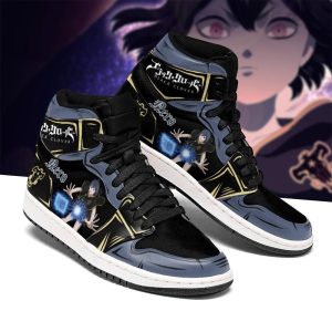 Black Bull Nero Secre Swallowtail Sneakers Black Clover Anime Shoes