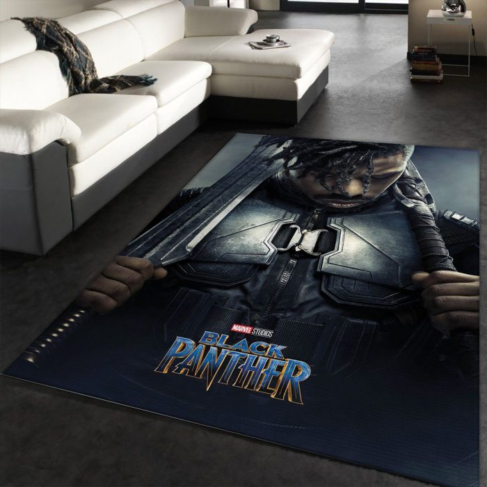 Black Panther Movie N Jadaka Area Rug Carpet Gift For Fans