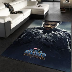 Black Panther Movie T Challa Movie Area Rug Kitchen Rug Home Decor Floor Decor