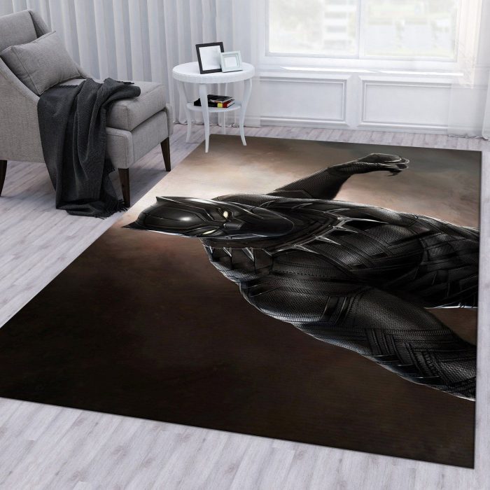 Black Panther Ver1 Movie Area Rug Bedroom Rug Home Decor Floor Decor