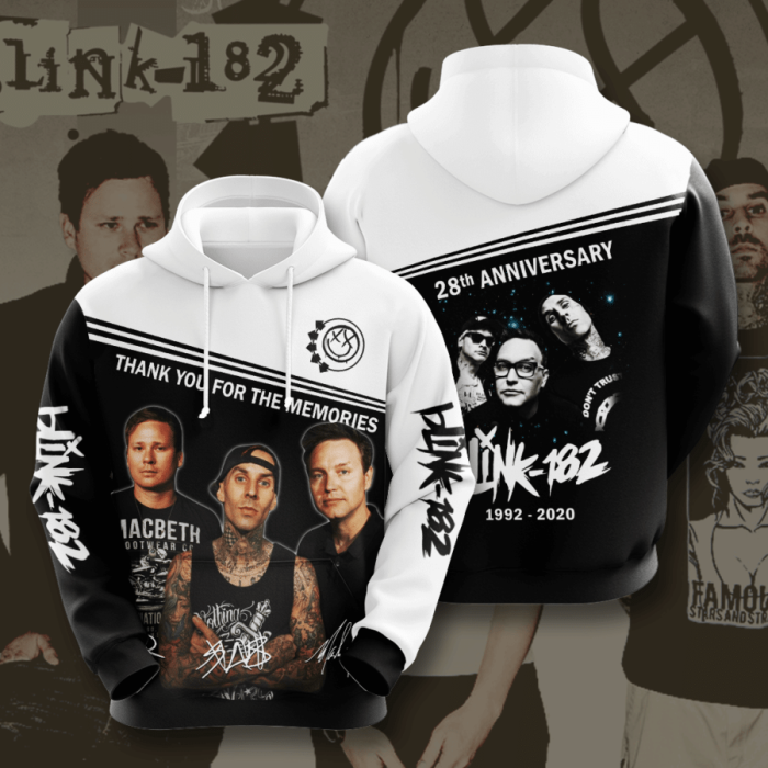 Blink-182 3D Hoodie