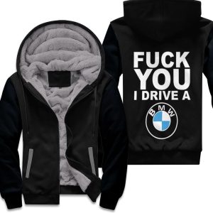 Bmw Auto Logo I Drive A Bmw 3D Unisex Fleece Hoodie