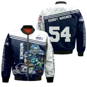 Bobby Wagner Seattle Seahawks 3D Bomber Jacket