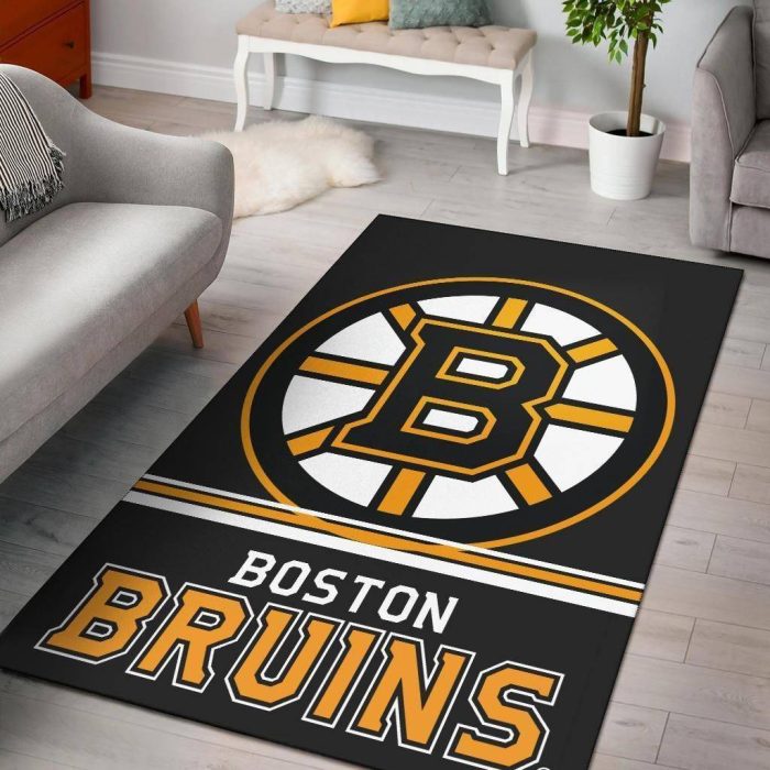 Boston Bruins Area Rug Carpet