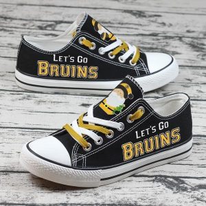 Boston Bruins NHL Hockey 4 Gift For Fans Low Top Custom Canvas Shoes