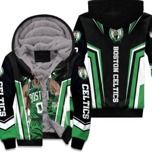Boston Celtics Jayson Tatum Design Unisex Fleece Hoodie