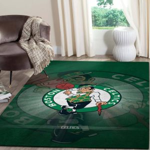 Boston Celtics Rug Basketball Floor Decor