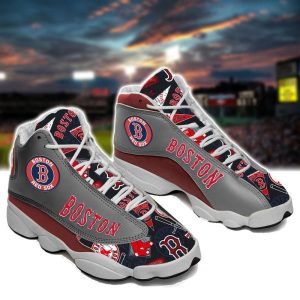 Boston Red Sox Basketball Team Air Jordan 13 Custom Sneakers