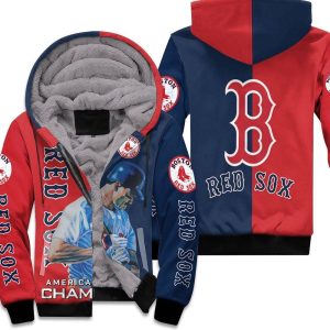 Boston Red Sox Legend Jim Rice 14 Unisex Fleece Hoodie