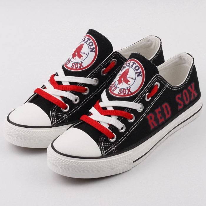 Boston Red Sox MLB Baseball 5 Gift For Fans Low Top Custom Canvas Shoes