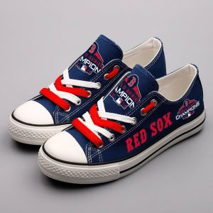Boston Red Sox MLB Baseball Gift For Fans Low Top Custom Canvas Shoes