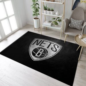 Brooklyn Nets Area Rug Carpet Living Room And Bedroom Rug
