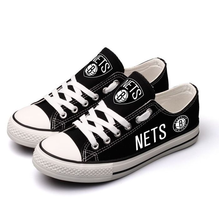 Brooklyn Nets NBA Basketball 3 Gift For Fans Low Top Custom Canvas Shoes