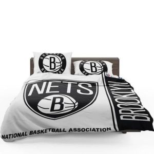 Brooklyn Nets NBA Basketball Duvet Cover Bedding Set