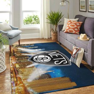 Brooklyn Nets Nba Area Rugs Living Room Carpet Floor Decor