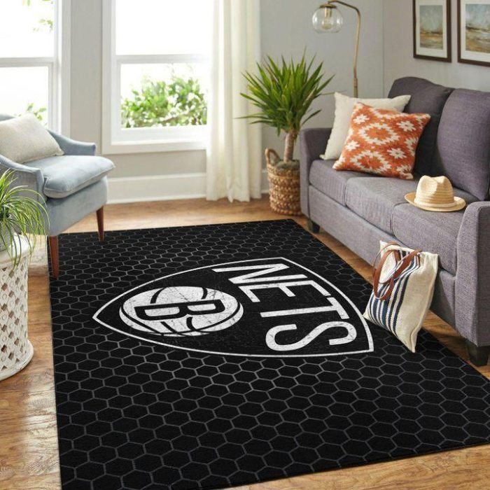 Brooklyn Nets Nba Area Rugs Living Room Carpet Floor Decor