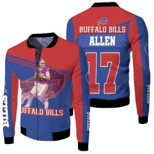 Buffalo Bills Afc East Division Champions Josh Allen 17 Art Fleece Bomber Jacket