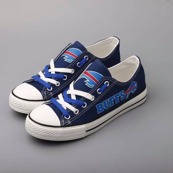 Buffalo Bills NFL Football 3 Gift For Fans Low Top Custom Canvas Shoes