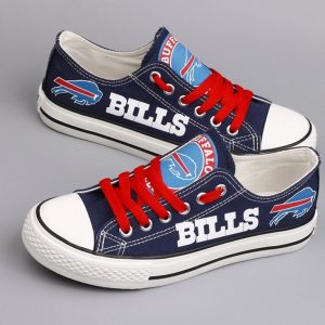 Buffalo Bills NFL Football 5 Gift For Fans Low Top Custom Canvas Shoes