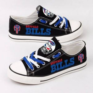 Buffalo Bills NFL Football Gift For Fans Low Top Custom Canvas Shoes