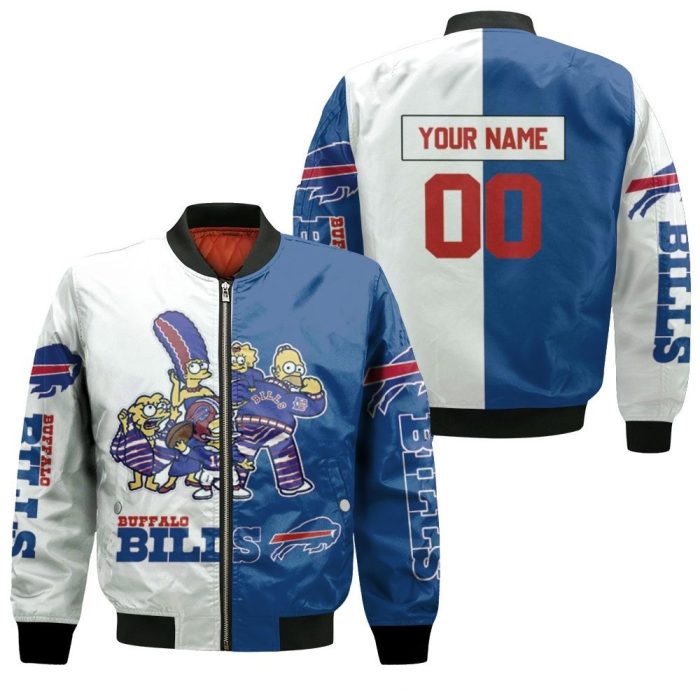 Buffalo Bills The Simpsons Family Fan Afc East Division 2020 Champs Personalized Bomber Jacket