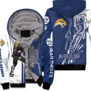 Buffalo Sabres And Zombie For Fans Unisex Fleece Hoodie