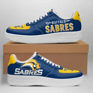 Buffalo Sabres Nike Air Force Shoes Unique Hockey Custom Sneakers