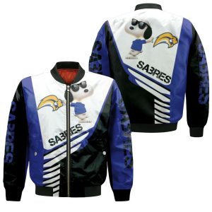 Buffalo Sabres Snoopy For Fans 3D Bomber Jacket