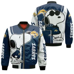 Buffalo Sabres Snoopy Lover 3D Printed Bomber Jacket