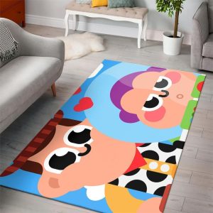 Buzz Lightyear And Woody Toy Story Disney Movies Area Rugs Living Room Carpet Floor Decor