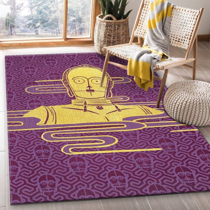 C 3Po Rug Star Wars The Last Jedi Arts Rug Home Decor Floor Decor