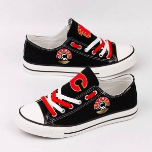 Calgary Flames NHL Hockey 1 Gift For Fans Low Top Custom Canvas Shoes