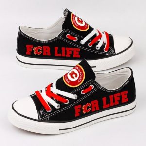 Calgary Flames NHL Hockey For Life Gift For Fans Low Top Custom Canvas Shoes