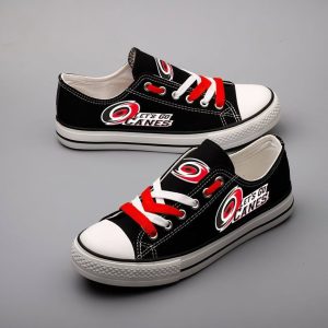 Carolina Hurricanes NHL Hockey 2 Gift For Fans Low Top Custom Canvas Shoes
