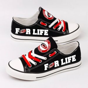 Carolina Hurricanes NHL Hockey 3 Gift For Fans Low Top Custom Canvas Shoes