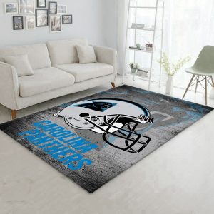 Carolina Panthers Football Nfl Area Rug Bedroom Rug Home Decor Floor Decor