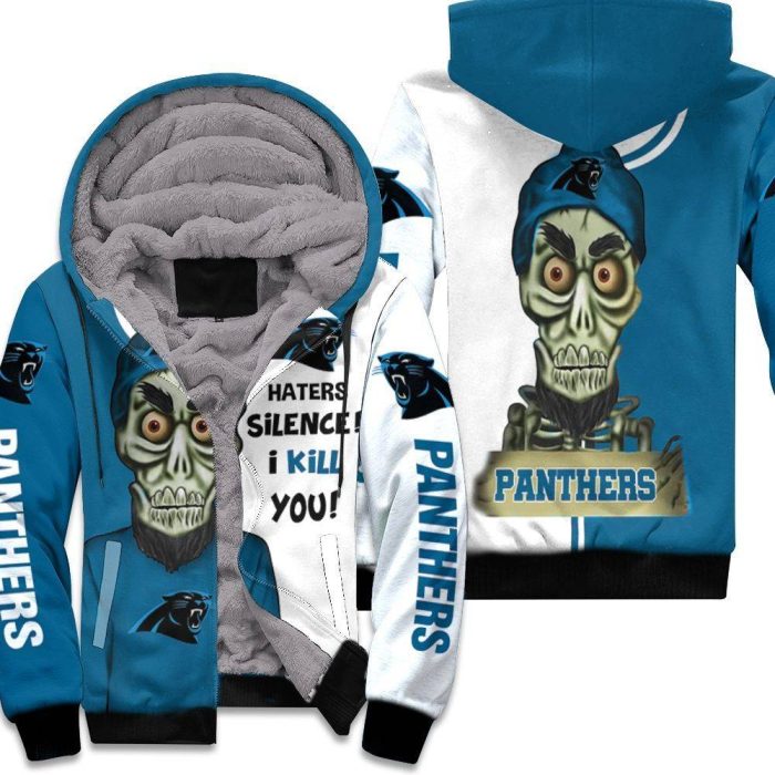 Carolina Panthers Haters I Kill You 3D Unisex Fleece Hoodie