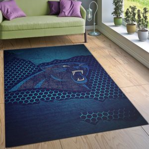 Carolina Panthers Logo Nfl Nfl Area Rug For Gift Living Room Rug