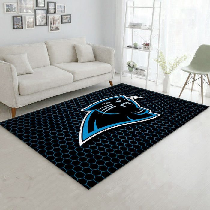 Carolina Panthers Nfl Rug Room Carpet Sport Custom Area Floor Home Decor