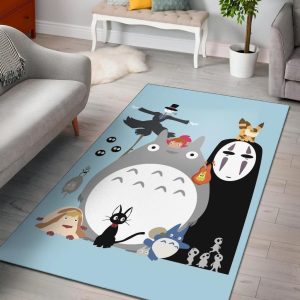 Characters In My Neighbor Totoro Area Rug Carpet
