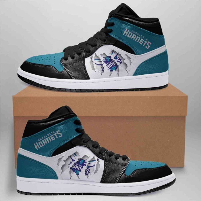 Charlotte Hornets NBA Air Jordan 1 Sport Custom Sneakers