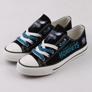 Charlotte Hornets NBA Basketball Gift For Fans Low Top Custom Canvas Shoes