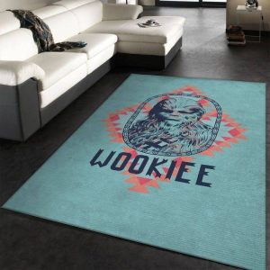 Chewbacca Wookiee Star Wars Movie Area Rug Living Room And Bed Room Rug