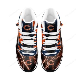 Chicago Bears Air Jordan 11 Sneakers - High Top Basketball Shoes For Fan