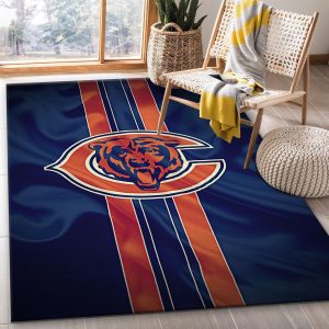 Chicago Bears American Foo Nfl Rug Bedroom Rug Home Decor Floor Decor