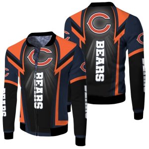 Chicago Bears For Fans Fleece Bomber Jacket