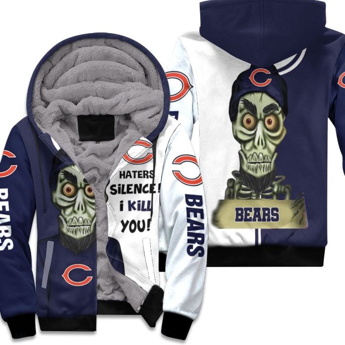 Chicago Bears Haters I Kill You 3D Unisex Fleece Hoodie