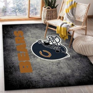 Chicago Bears Imperial Distressed NFL Area Rug Living Room And Bed Room Rug